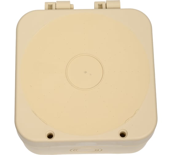 Изображение товара Коробка монтажная распределительная двухкомпонентная для видеокамер Рувинил ТУСО 133x120x60 мм HF IP68 бежевая 67080БЖ