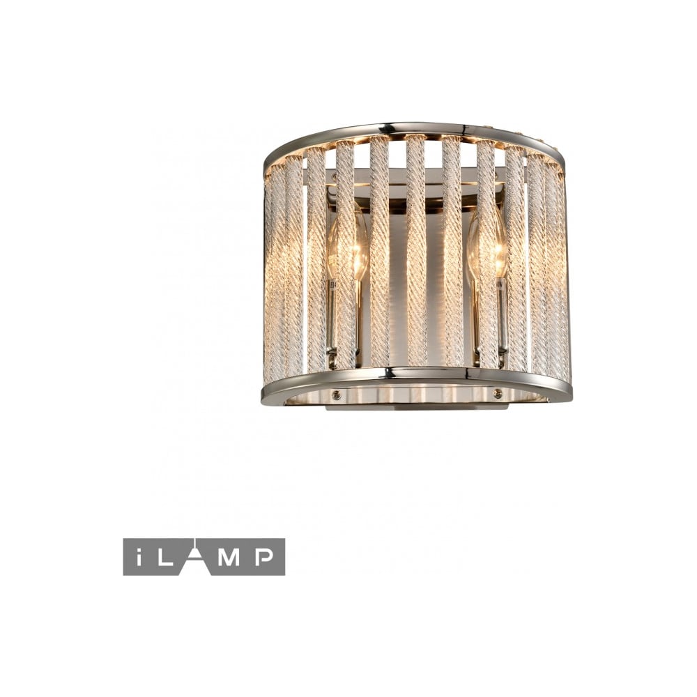 Изображение товара Настенный светильник iLAMP Qeens W9501-2 NIC классика для интерьера