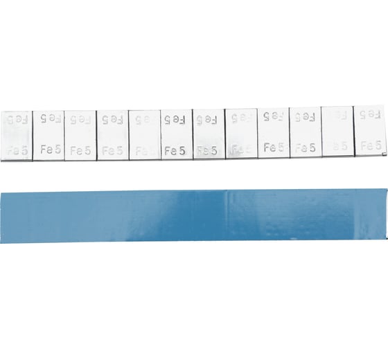 Изображение товара Грузы самоклеящиеся оцинкованные ACG 0093 Fe 60 г (12 х 5 г) синий скотч (уп. 50 шт) 1016865