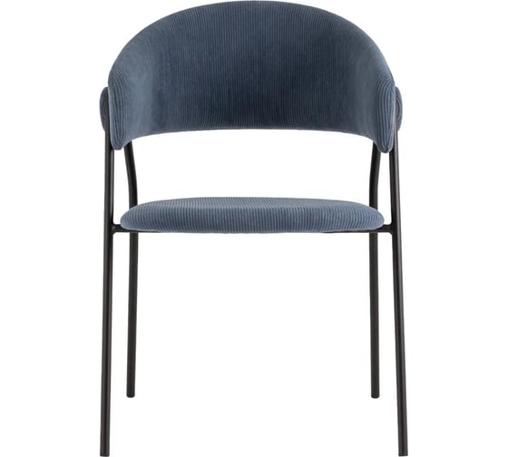 Изображение товара Стул для кухни обеденный Стул Груп Колин NEW вельвет пыльно-синий комплект 2 стула AV 487-Lm79-9005 BOX