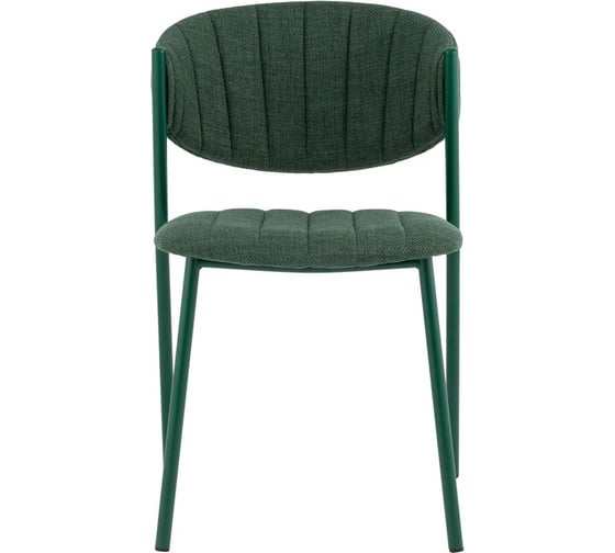 Изображение товара Стул для кухни обеденный Стул Груп Харпер ткань рогожка зеленый каркас зеленый полуглянцевый муар AV 457-W697-6005T
