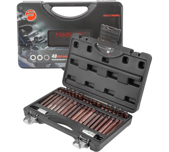 Изображение товара Набор бит с битодержателями "Premium", 40 предметов Forsage F-4401D(28673)