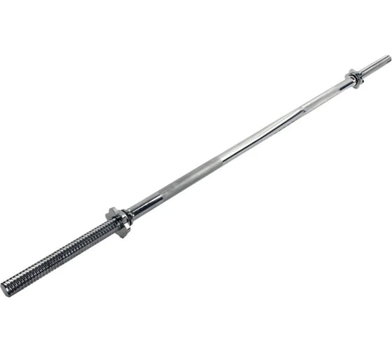 Изображение товара Гриф Larsen 30 мм, длина 1.8 м, максимальный вес 150кг + 2 замка-гайки 4690222090833