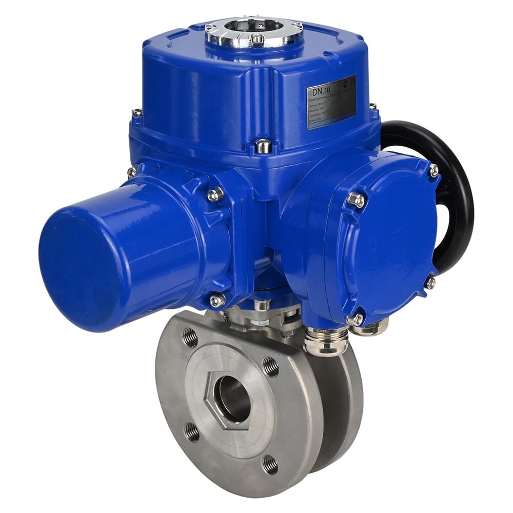 Изображение товара Шаровой кран DN.ru КШмФП.316.200 Ду40 Ру16 с электроприводом QT-W (M)-005