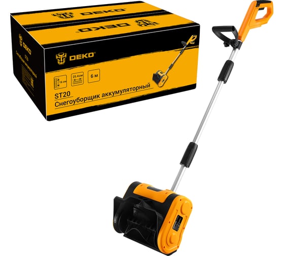 Изображение товара Снегоуборщик аккумуляторный DEKO ST20 без АКБ и з/у 085-4440