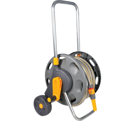 Изображение товара Сборная тележка 2489 для шланга длиной 45 м HoZelock в комплекте шланг Select 12.5 мм, 20 м 2489R3600