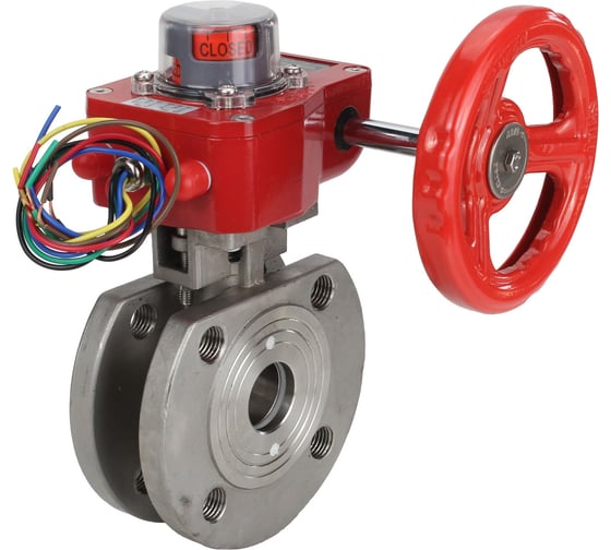 Изображение товара Шаровой кран DN.ru КШмФП.316.200 Ду50 Ру16 редуктор HGBF-1 D160-12956