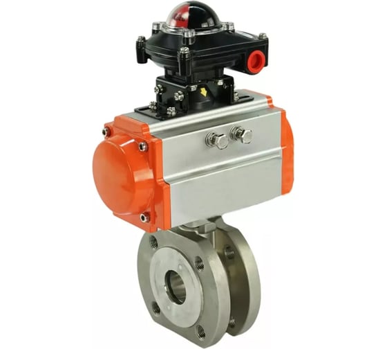 Изображение товара Шаровой кран DN.ru КШмФП.316.200 Ду65 Ру16 пневмопривод, БКВ D160-28531