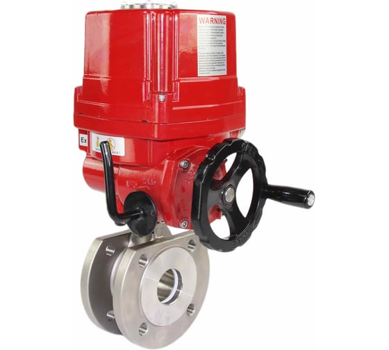 Изображение товара Шаровой кран DN.ru межфланцевый КШмФП.316.200 Ду50 Ру16, электропривод EX-010 220В D160-01833