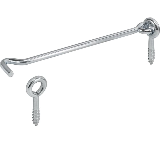 Изображение товара Накидной крючок с осью VORMANN 200 мм, d 6,0 мм, оцинкованный 00082 200 Z