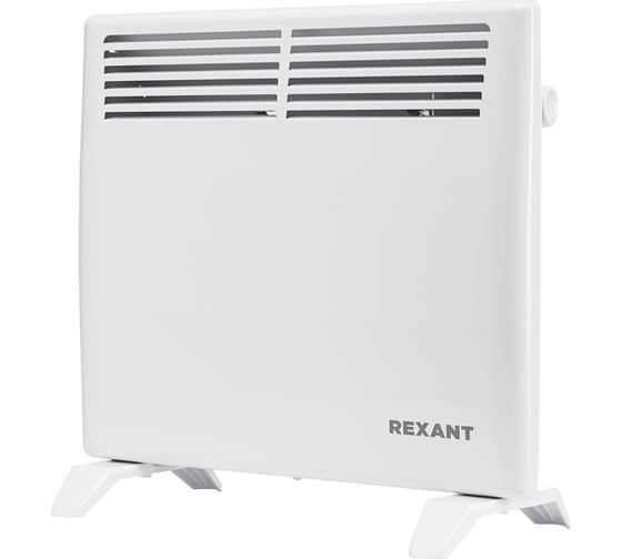 Изображение товара Электрический конвектор с механическим термостатом REXANT 1кВт, Х-нагревательный элемент, ножки 60-0115
