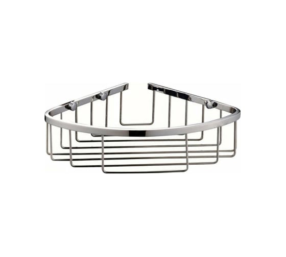 Изображение товара Полка для ванной/душевой FASHUN угловая, решетчатая, подвесная, из нержавеющей стали A5335