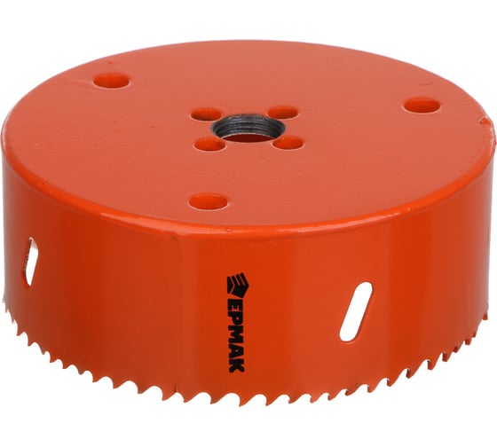 Изображение товара Коронка биметаллическая 114 мм, быстрорежущая сталь ЕРМАК 604-022