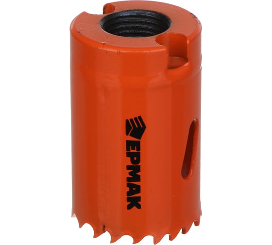 Изображение товара Коронка биметаллическая 32 мм, быстрорежущая сталь ЕРМАК 604-013