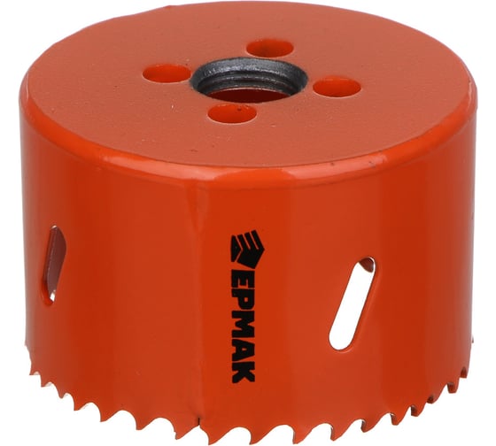 Изображение товара Коронка биметаллическая 68 мм, быстрорежущая сталь ЕРМАК 604-018