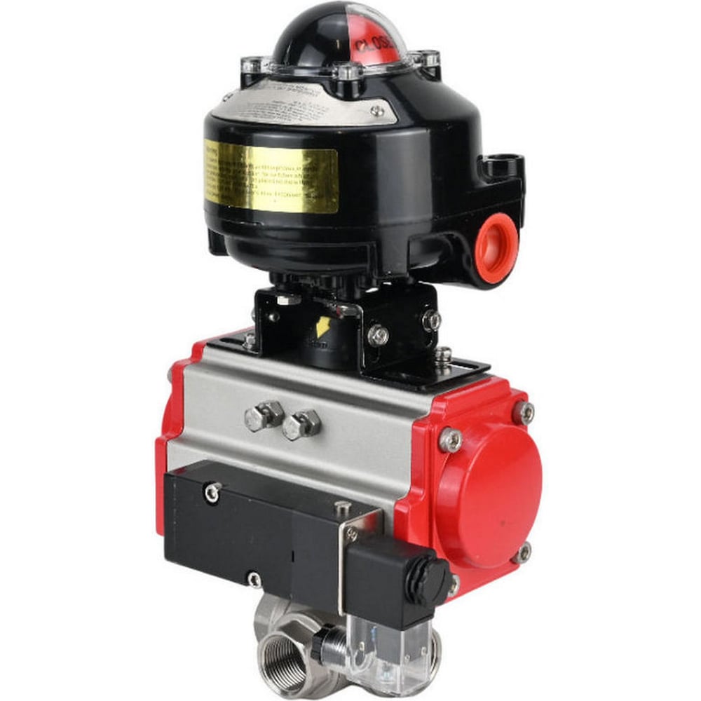 Изображение товара Шаровой кран DN.ru КШФП.316.200 Ду32 Ру40 с пневмоприводом