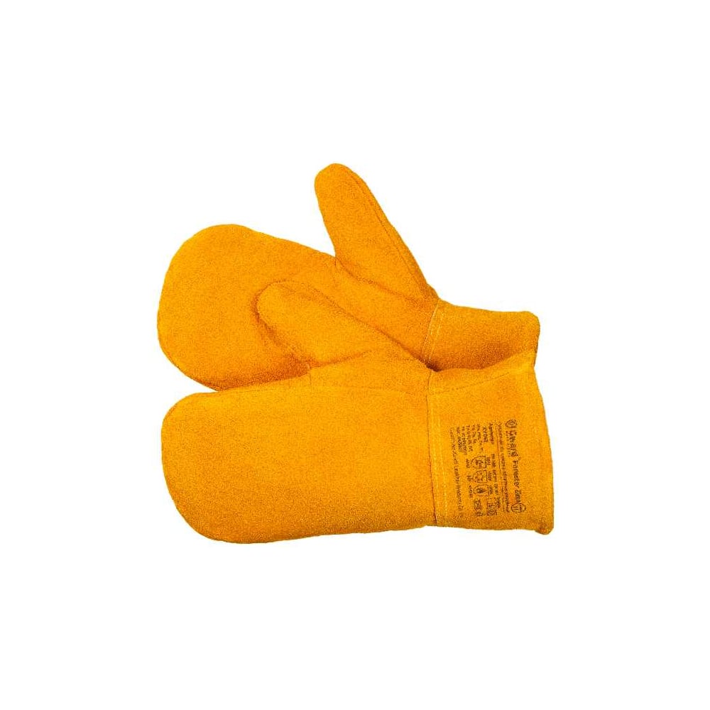 Изображение товара Рукавицы спилковые Gward Forester Zima утеплитель мех-мутон 2XL 6 пар в упаковке XY042