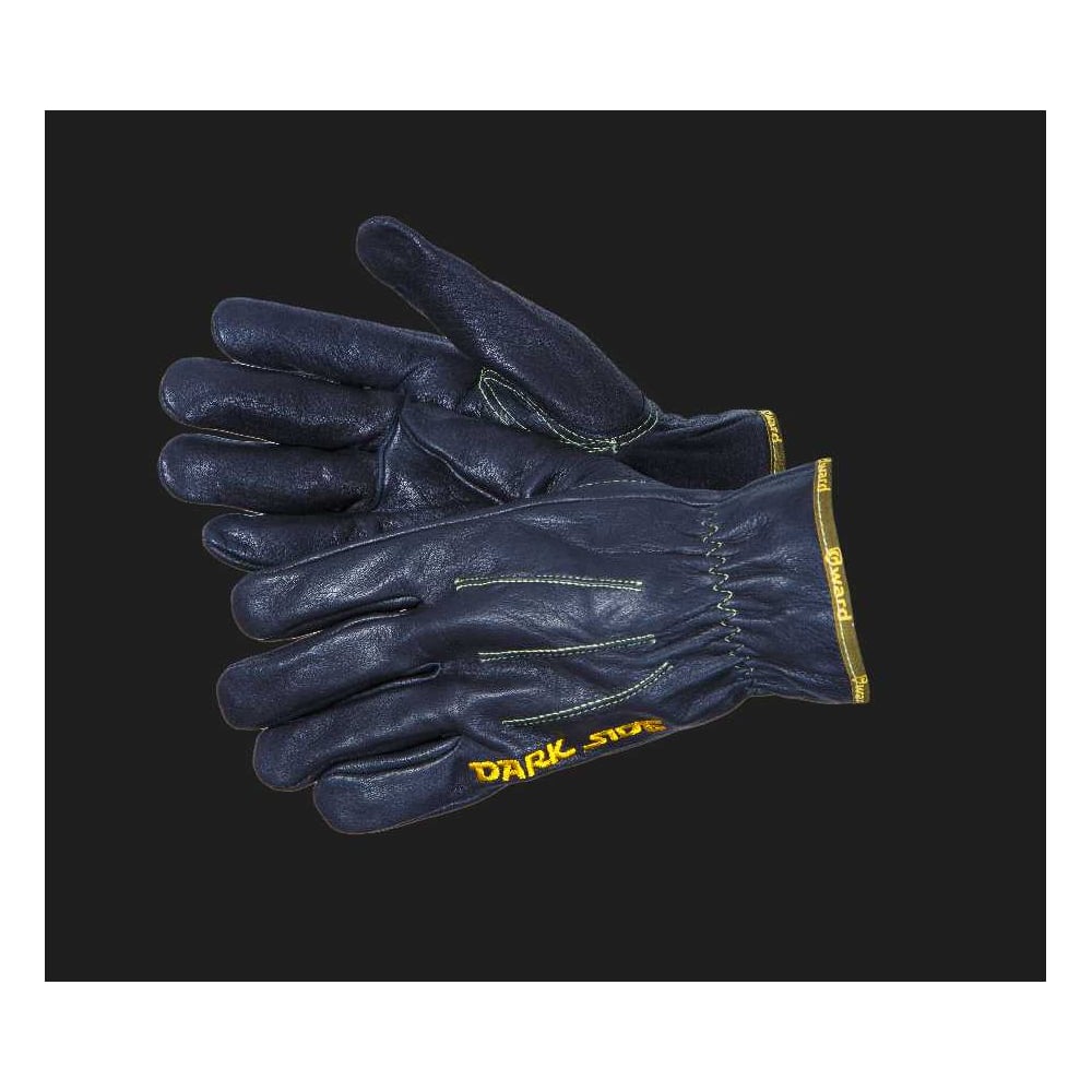 Изображение товара Цельнокожаные перчатки Gward Force DARK SIDE черные XL для защиты от искр и брызг