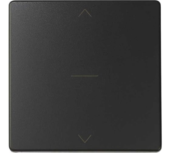 Изображение товара Накладка на трехпозиционный переключатель для управления жалюзи Simon, графит 82033-38