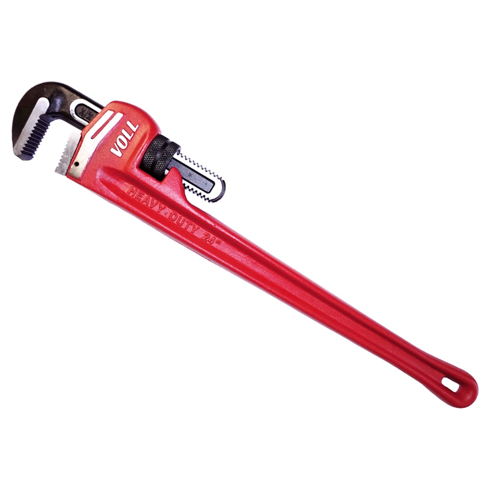 Изображение товара Газовый ключ VOLL Хэви Дьюти 24 дюйма для труб до 3 дюймов надежный профессиональный инструмент