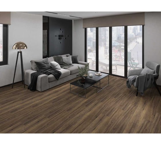 Изображение товара Ламинат Balterio Everest Дуб титан коричневый 32 класс 12 мм (1,453 кв.м.) Р0052544