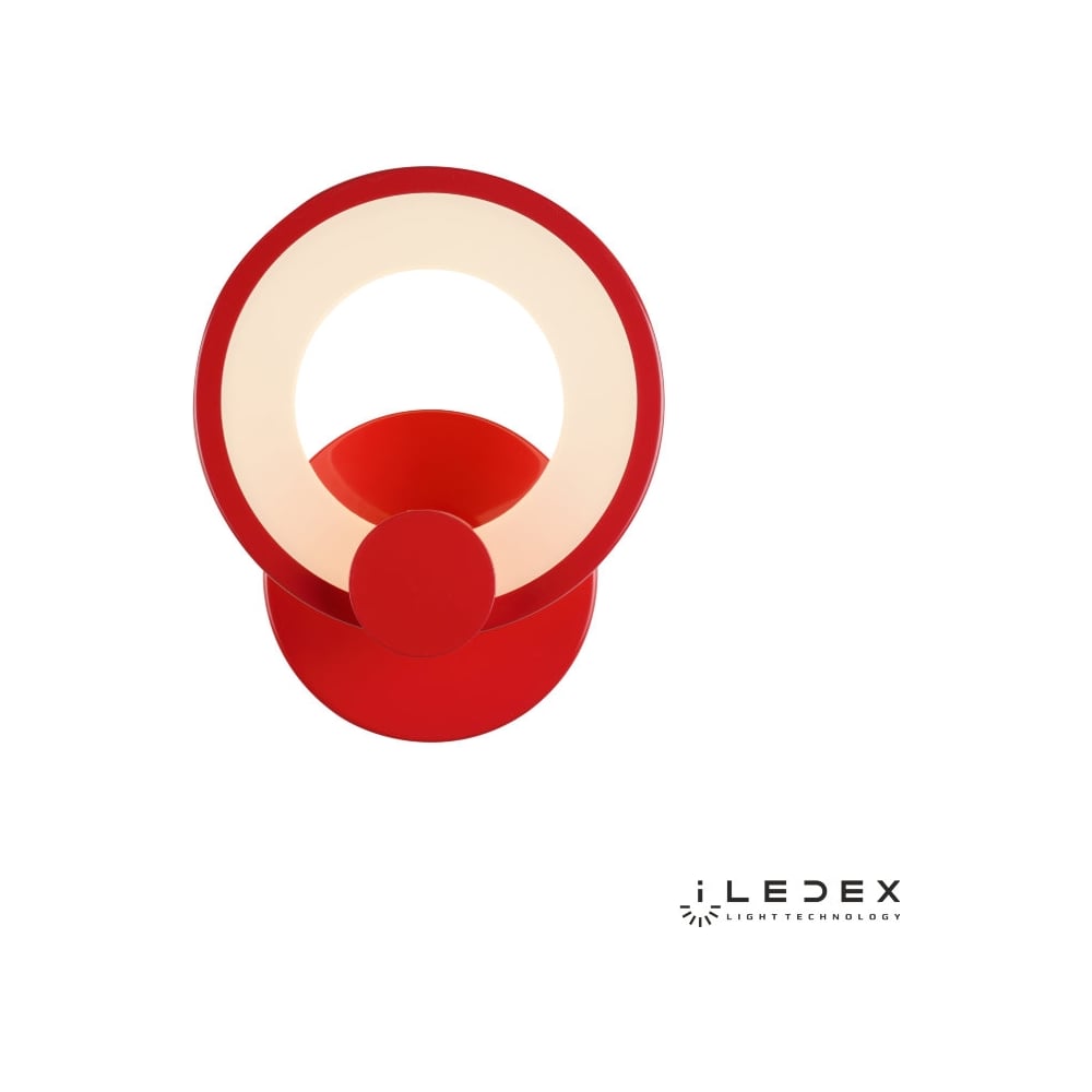 Изображение товара Настенный светодиодный светильник iLEDEX Ring A001/1 Red стиль хай-тек