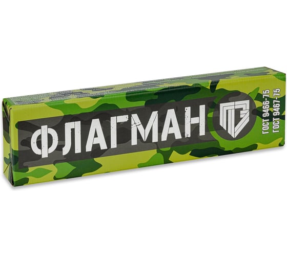 Изображение товара Электроды МР-3С ф 2.5 мм, 5.0 кг, ФЛАГМАН, ГОСТ 9466-75 ООО «Пензенские электроды» 00000006720