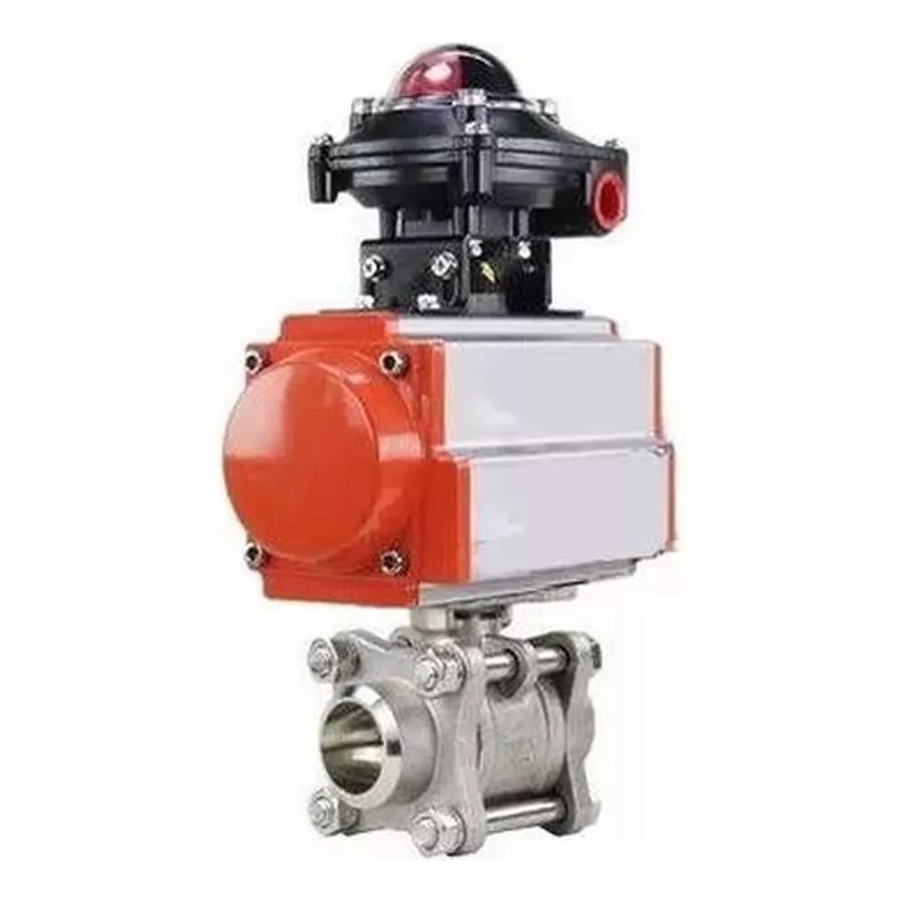 Изображение товара Кран шаровой DN.ru КШПП 316.200-ISO Ду50 Ру40 с пневмоприводом