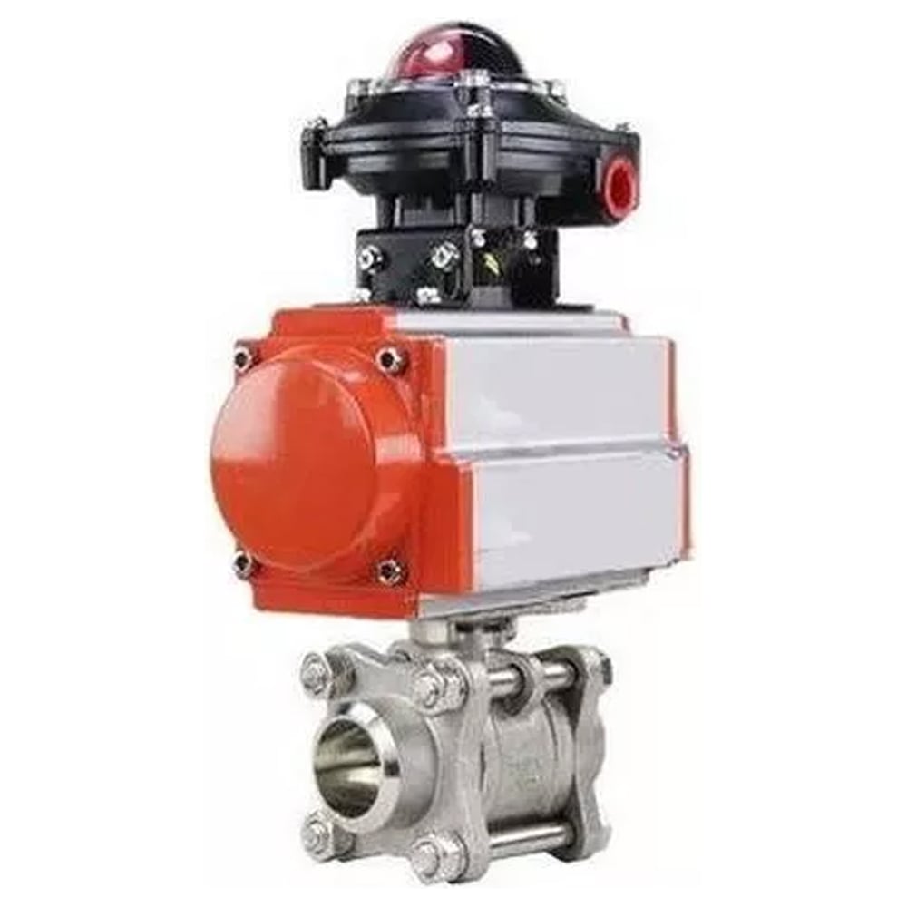 Изображение товара Кран шаровой DN.ru КШПП 316.200-ISO Ду50 Ру40 с пневмоприводом