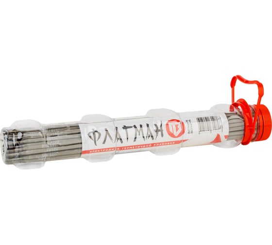 Изображение товара Электроды ПЭLB-52U ф 4.0 мм, капсула 1.8 кг, ФЛАГМАН, ГОСТ 9466-75 ООО «Пензенские электроды» 00-00001465