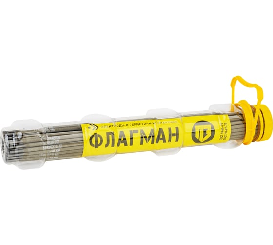 Изображение товара Электроды ПЭОК 46.00 ф 3.0 мм, капсула 1.5 кг, ФЛАГМАН, ГОСТ 9466-75 ООО «Пензенские электроды» 00000003061