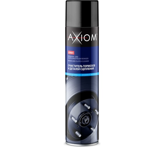 Изображение товара Очиститель тормозов и деталей сцепления AXIOM 800 мл a9801