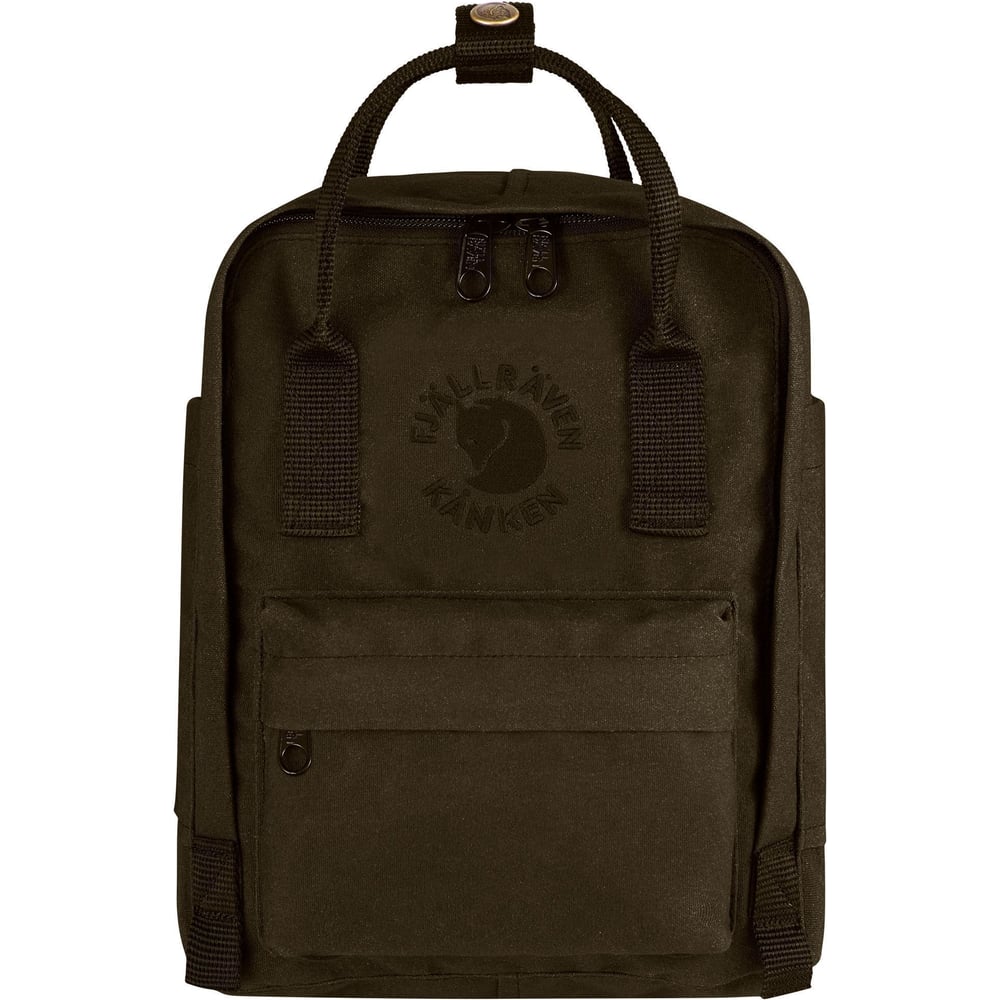 фото Рюкзак fjallraven re-kanken mini, оливковый, 20х13х29 см, 7 л f23549-633