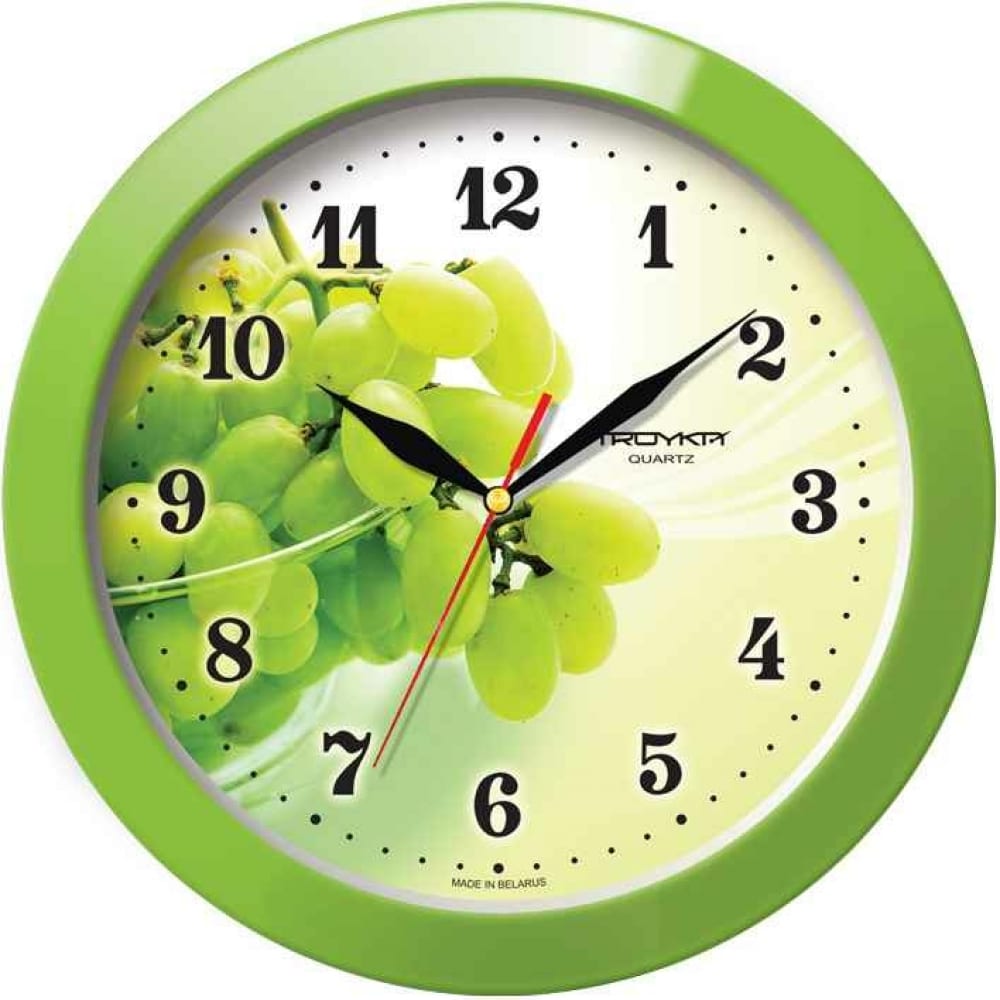 Настенные часы TROYKATIME часы настенные troykatime зелёные листья ø30 см