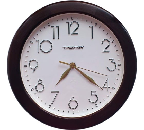 Изображение товара Настенные деревянные часы TROYKATIME Тройка 11163183