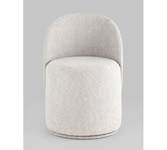 Изображение товара Пуф вращающийся Стул Груп Loreen букле светло-серый LV-100-S900-PM