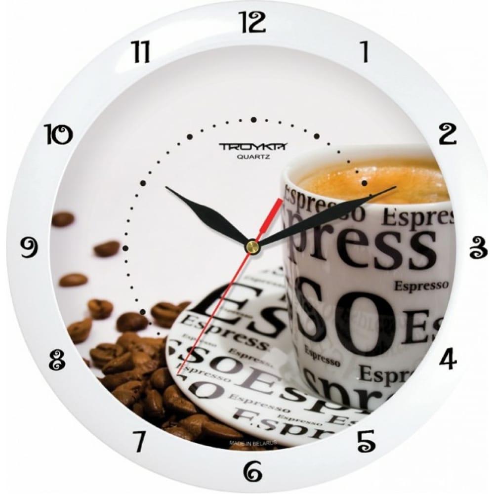 Настенные часы TROYKATIME часы настенные kanglijia clock серые 40х40х4 7 см