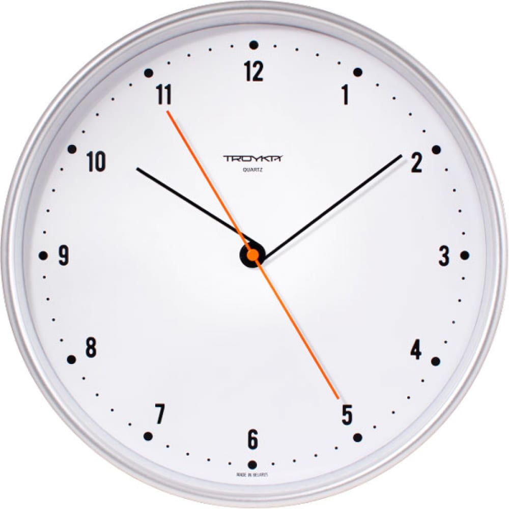 Настенные часы TROYKATIME orient современный серебряный циферблат механические ra nr2009s10b женские часы