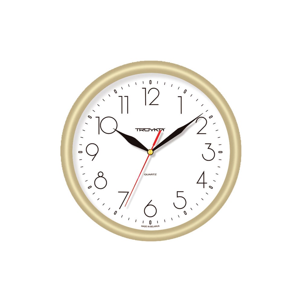 Настенные часы TROYKATIME пряжка регулирующая двухщелевая 45 × 28 мм толщина 3 5 мм 5 шт золотой