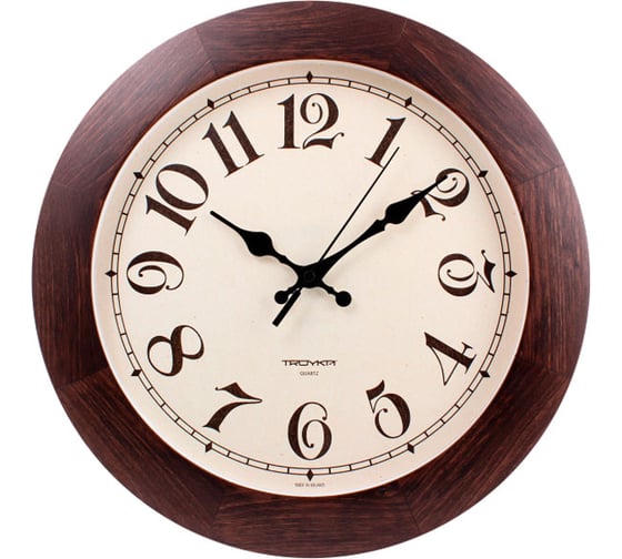 Изображение товара Настенные деревянные часы TROYKATIME Тройка 11007184