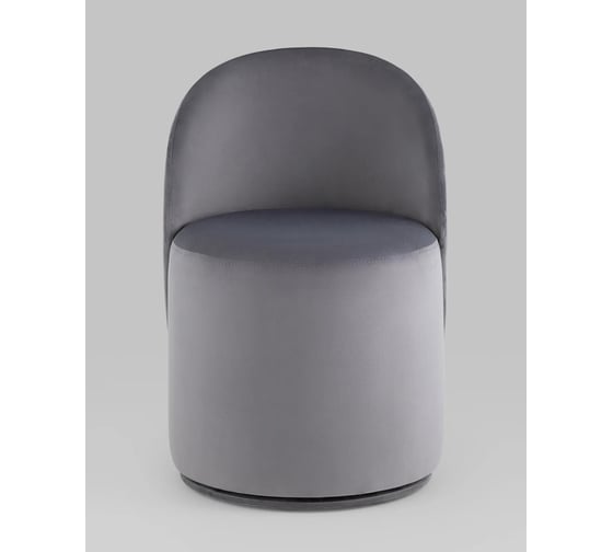 Изображение товара Пуф вращающийся Стул Груп Loreen велюр серый LV-100-H14-PM
