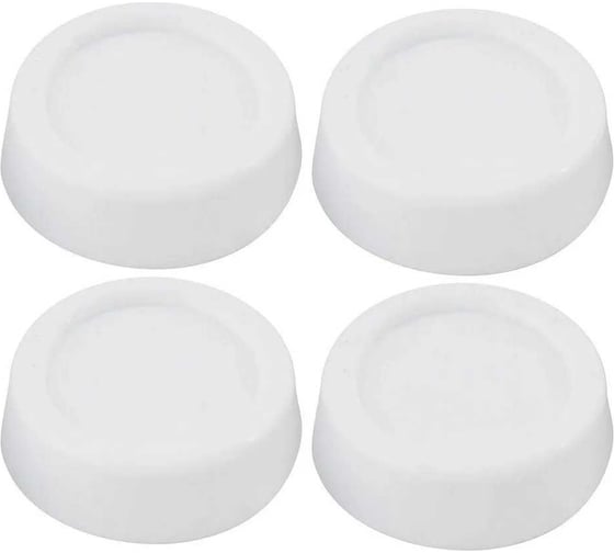 Изображение товара Антивибрационные подставки для стиральной машины и холодильника Еврогрядка белый, 4 шт ANTIVIBR-4X-WHITE