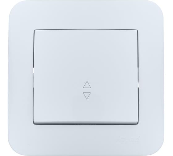 Изображение товара Выключатель проходной Lezard ASTI белый 7081-0202-105