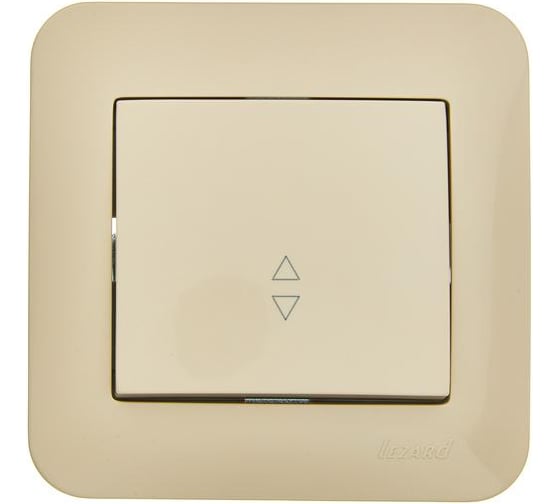 Изображение товара Выключатель проходной Lezard ASTI крем 7081-0303-105