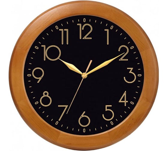 Изображение товара Настенные деревянные часы TROYKATIME Тройка 11161180