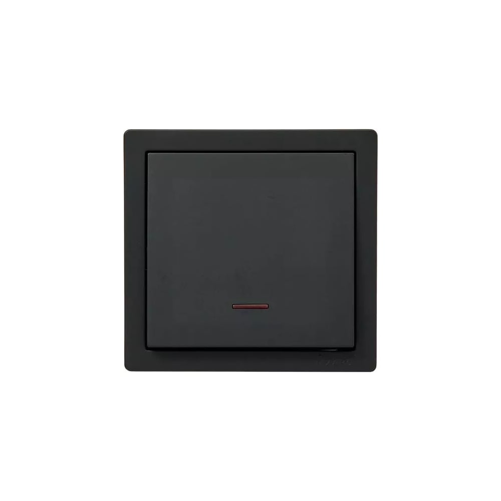 Изображение товара Выключатель с подсветкой Lezard LETO черный бархат 752-4200-111