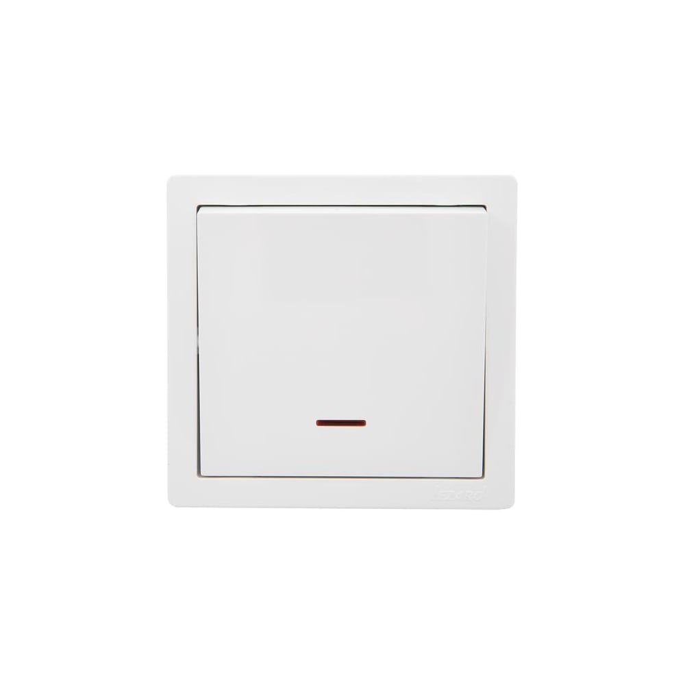 Изображение товара Выключатель с подсветкой Lezard LETO белый 752-0200-111