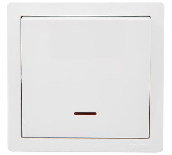 Изображение товара Выключатель с подсветкой Lezard LETO белый 752-0200-111