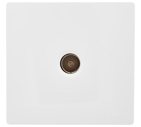 Изображение товара Розетка ТВ оконечная Lezard LETO белый 752-0200-130