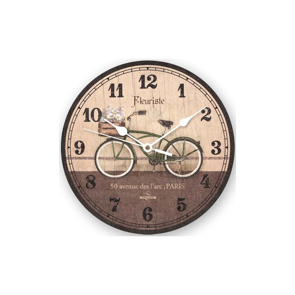 Изображение товара Настенные часы TROYKATIME Тройка 90901001 деревянный корпус коричневая механика